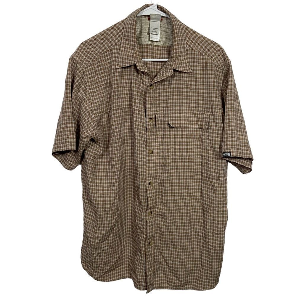 The North Face Plaid Short Sleeve Outdoor Shirt